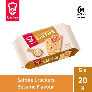 Garden Saltine Crackers - Sesame Flavour (5 Individual Packs) (100g)