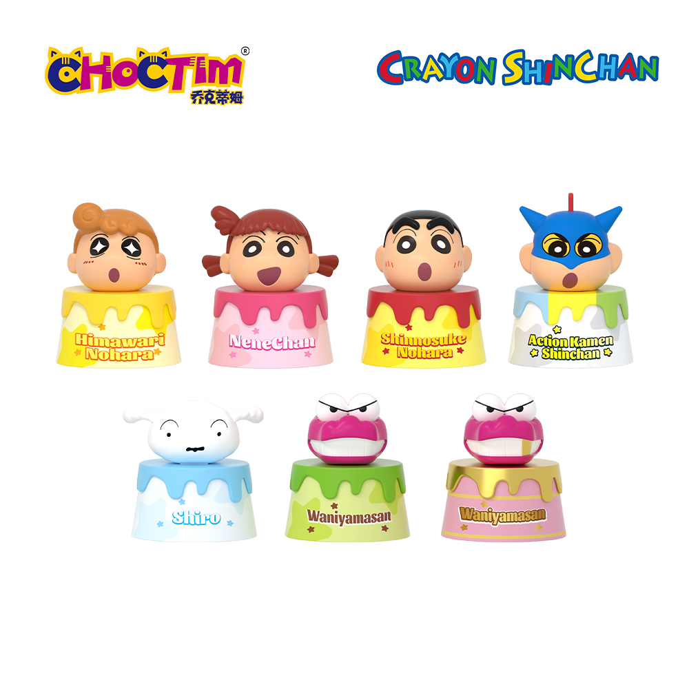 Choctim Crayon Shin-chan Gummies - Grape Flavour (8g) + FREE Pudding Container - Image 3